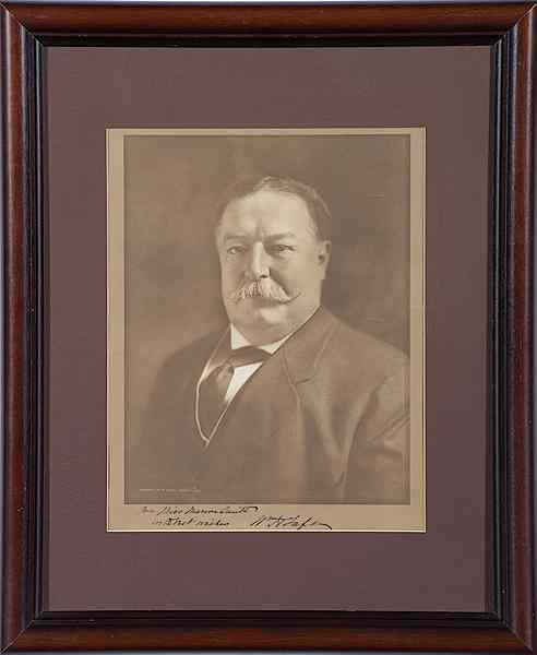 Appraisal: William Howard Taft Signed Photograph William Howard Taft - th