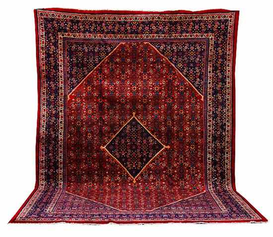 Appraisal: Persian Bidjar carpet ' '' x ' '' Provenance Atlanta