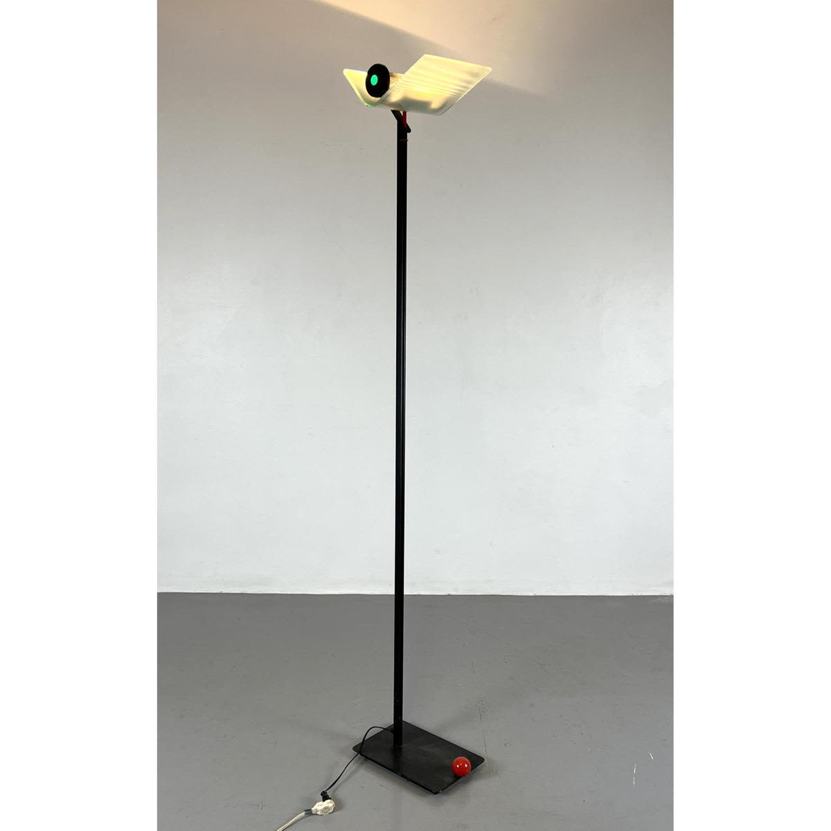 Appraisal: Italian Memphis Style Post Modern Floor Lamp Halogen floor lamp