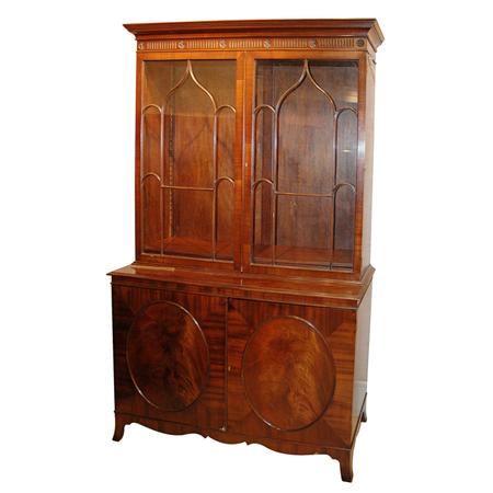 Appraisal: George III Style Mahogany Cabinet Estimate nbsp nbsp nbsp -