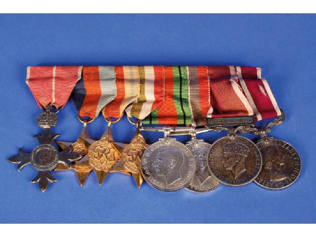 Appraisal: A SECOND WORLD WAR GROUP OF EIGHT awarded to William