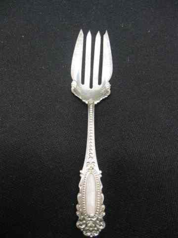 Appraisal: Victorian Sterling Silver Cold Meat Fork '' excellent no monogram