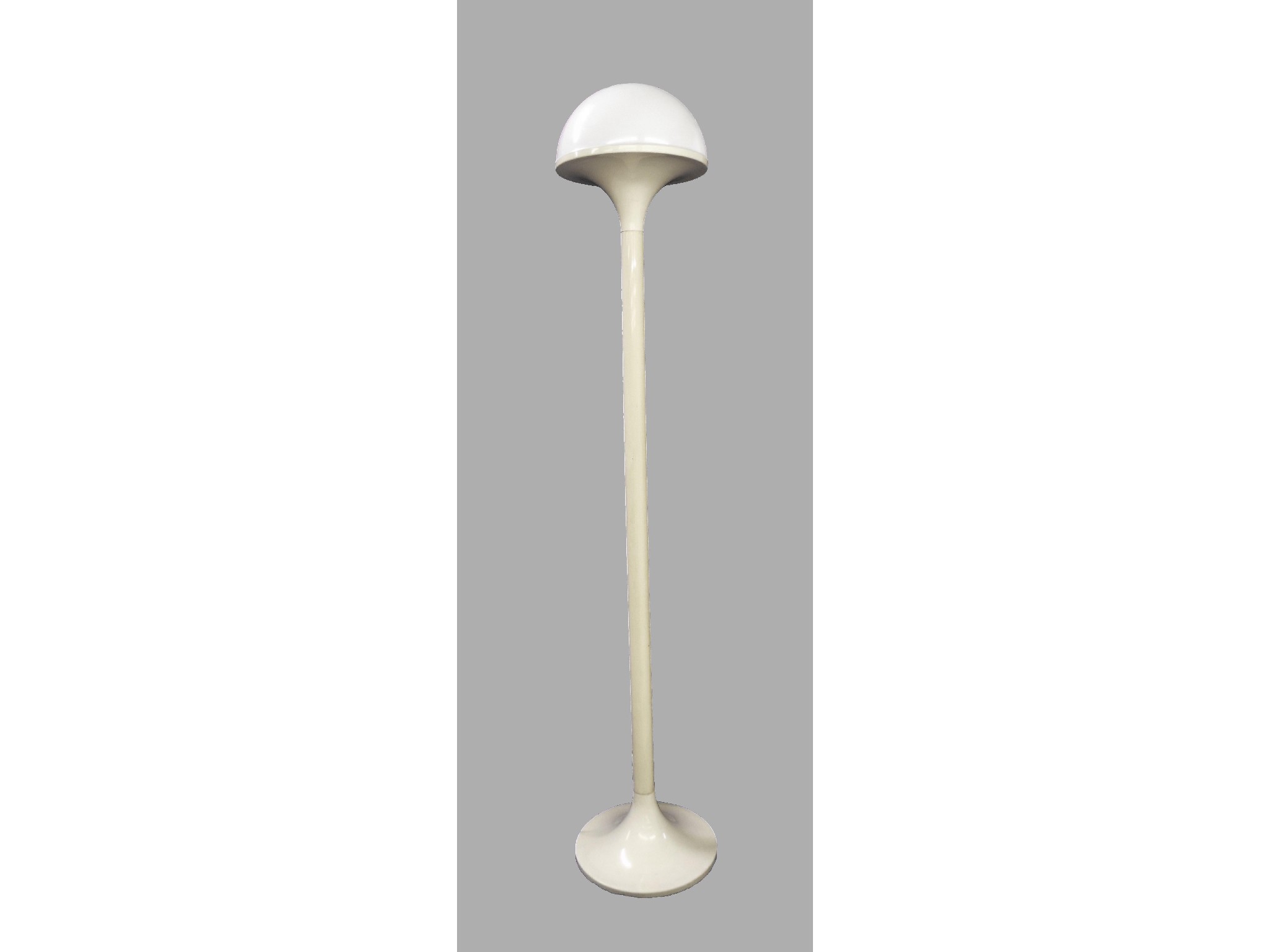 Appraisal: After Guzzini - moulded plastic tulip shaped standard floor lamp