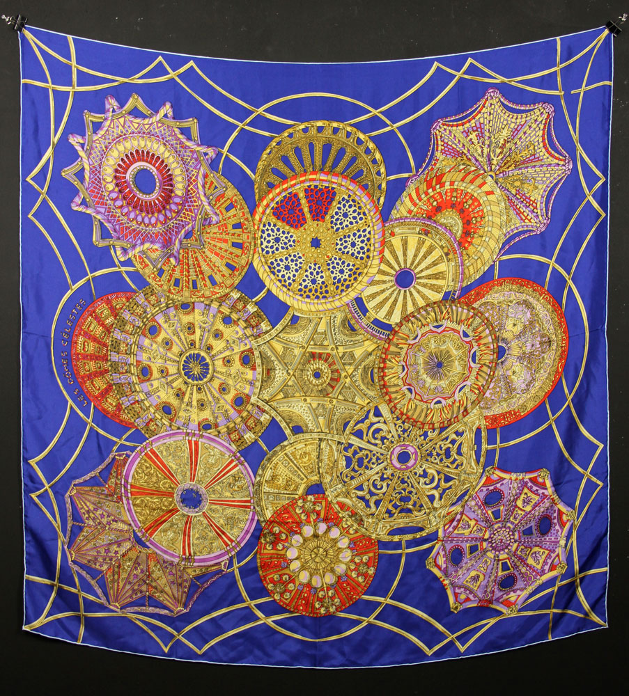 Appraisal: - Designer Silk Scarf Designer silk scarf x Provenance From