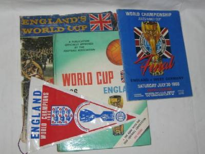 Appraisal: A small quantity of World Cup memorabilia comprising the Final