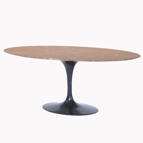 Appraisal: EERO SAARINEN KNOLL Tulip dining table with marble top on