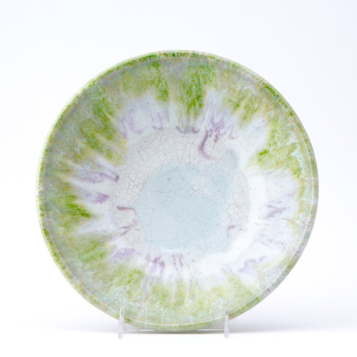 Appraisal: GLEN LUKENS Ceramic bowl covered in a dripping bright green