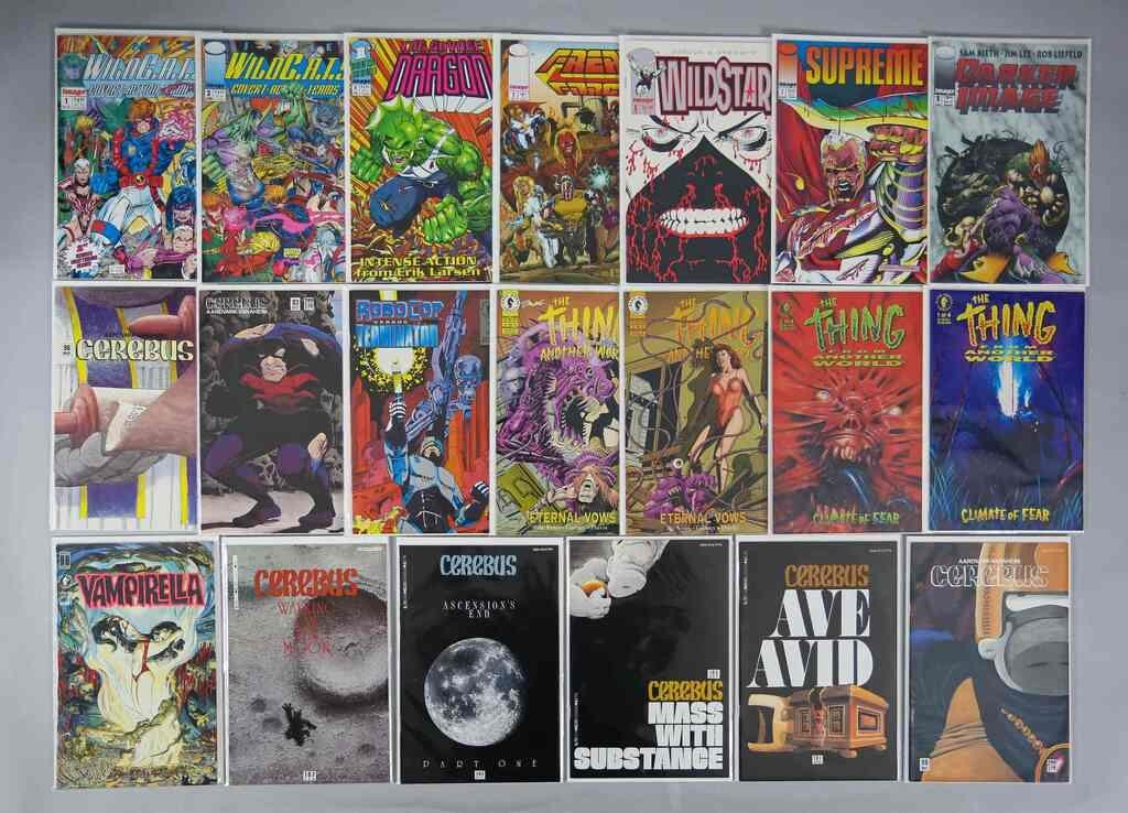 Appraisal: IMAGE DARK HORSE AARDVARK-VANAHEIM COMICSImage Comics WildC A T S