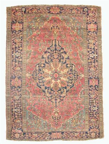 Appraisal: Sarouk Fereghan rug west persia circa late th century ft