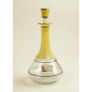 Appraisal: Andy Warhol Glass Decanter Stoppered glass decanter Appears to have