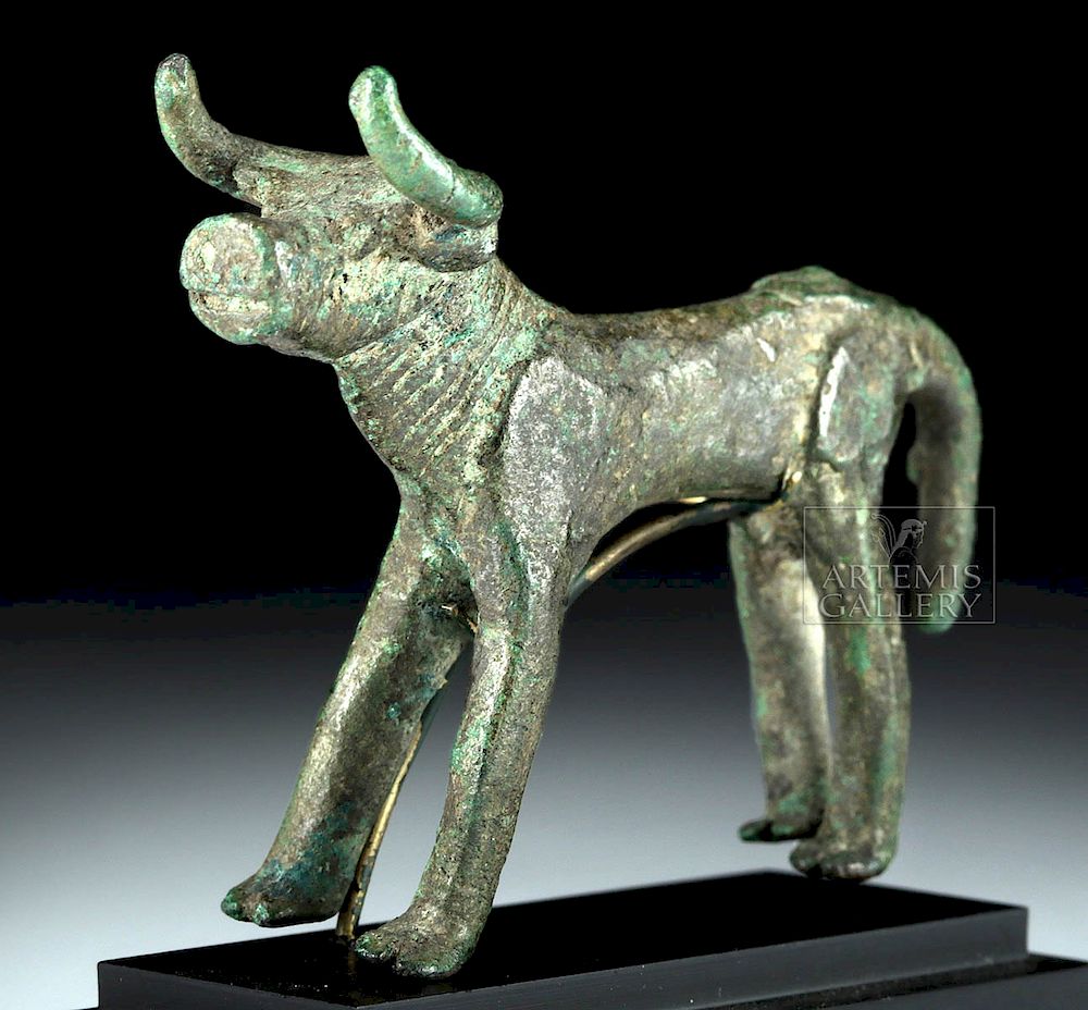 Appraisal: Published Greek Archaic Bronze Bull Greece Archaic Period ca th