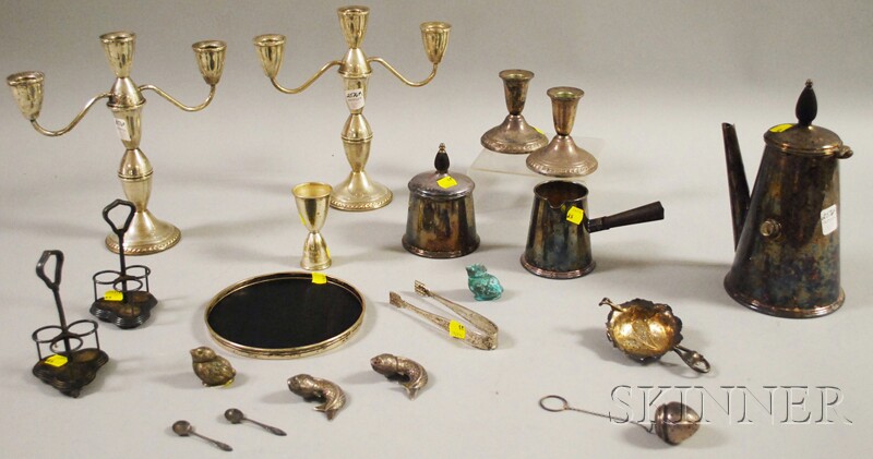 Appraisal: Group of Assorted Sterling Silver and Silver-plated Tableware including a