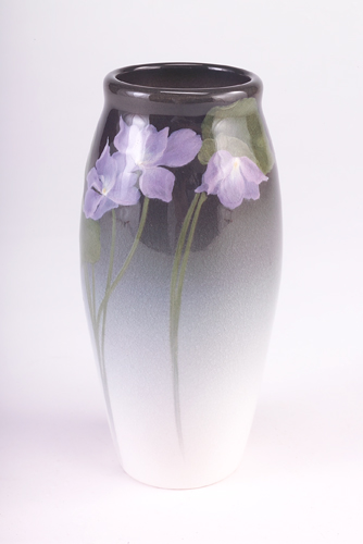 Appraisal: ROOKWOOD Iris glaze ovoid vase painted by Ed Diers with