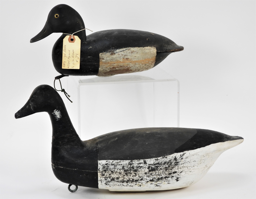 Appraisal: PC LLOYD PARKER STYLE DUCK DECOYS United States Late th-