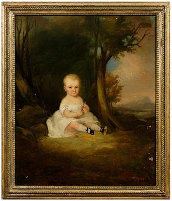 Appraisal: Painting Jacob D Blondell New York - portrait of young