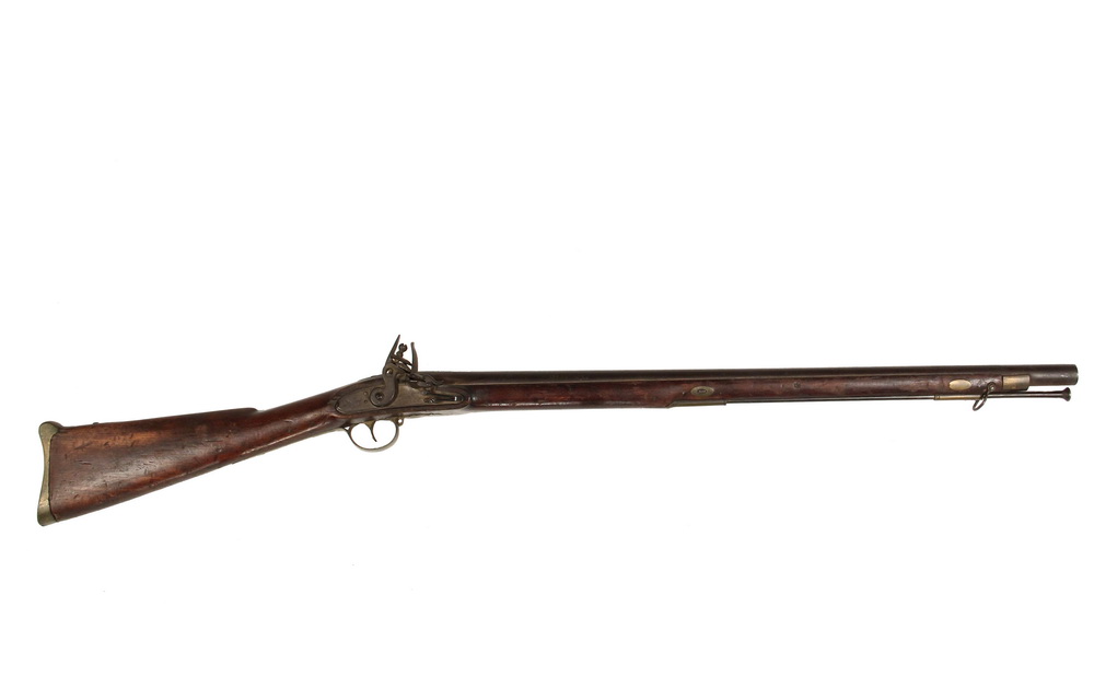 Appraisal: FLINTLOCK NAVAL MUSKET - Circa War of Flintlock Musket cal