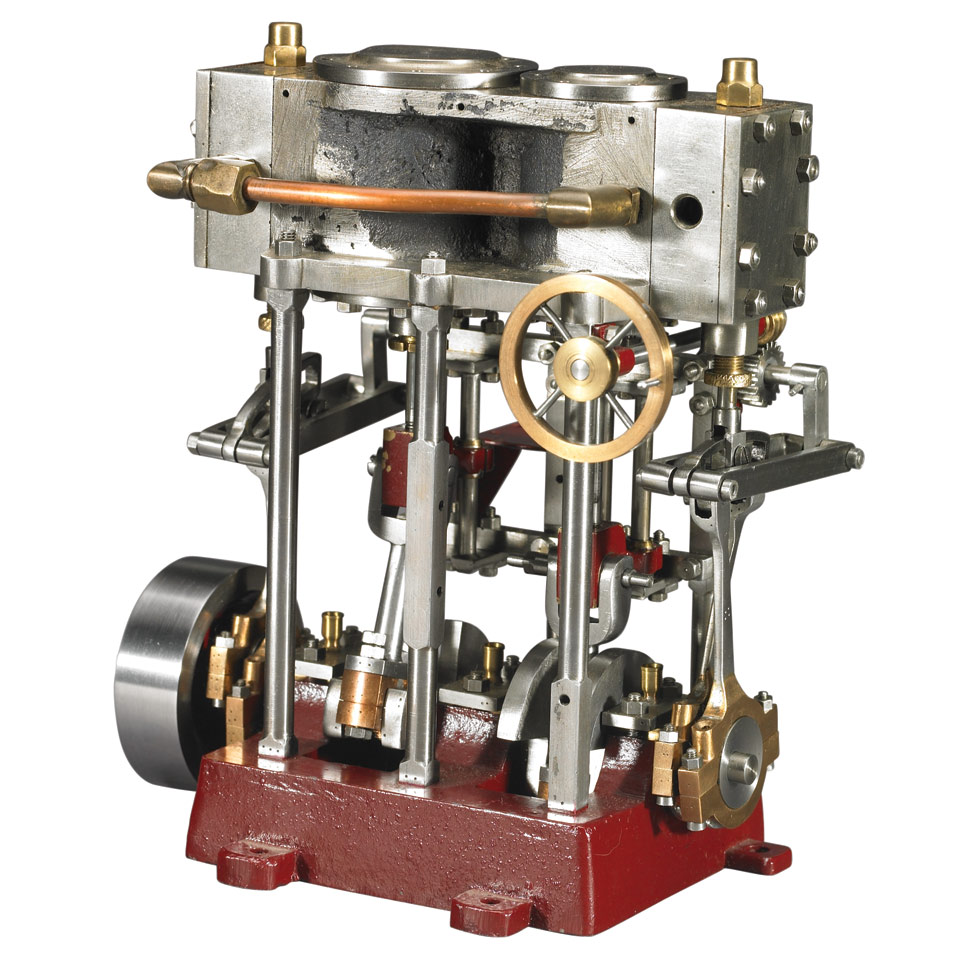 Appraisal: Model Compound Expansion Live Steam Launch Engine Height - cm