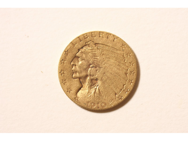 Appraisal: Indian Head Gold Quarter Eagle EF Collection of a NC