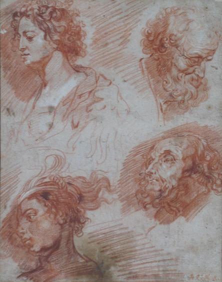 Appraisal: AFTER THE OLD MASTER A study of four heads red