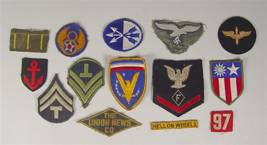 Appraisal: Group of US German Patches Luftwaffe NCO jacket eagle cut