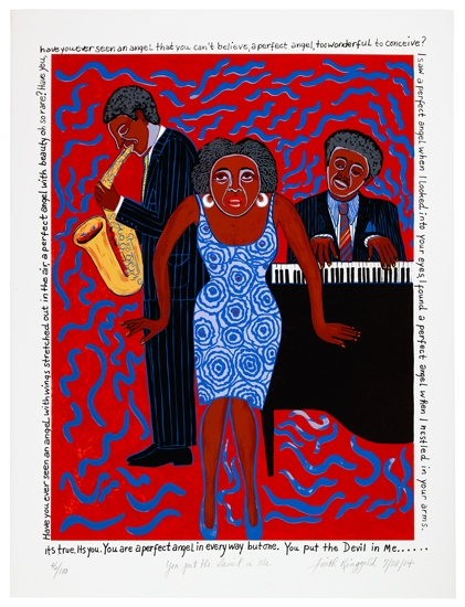 Appraisal: FAITH RINGGOLD - Mama Can Sing You Put the Devil