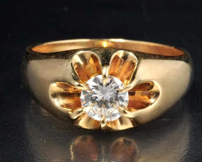 Appraisal: K Y Gold Diamond Ring Description Diamond ct Clarity VVS