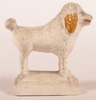 Appraisal: Pennsylvania Chalkware Dog Figure Pennsylvania th Century Chalkware Dog Figure