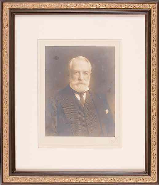 Appraisal: Industrialist Henry Clay Frick Studio Photograph by Pach Bros Silver