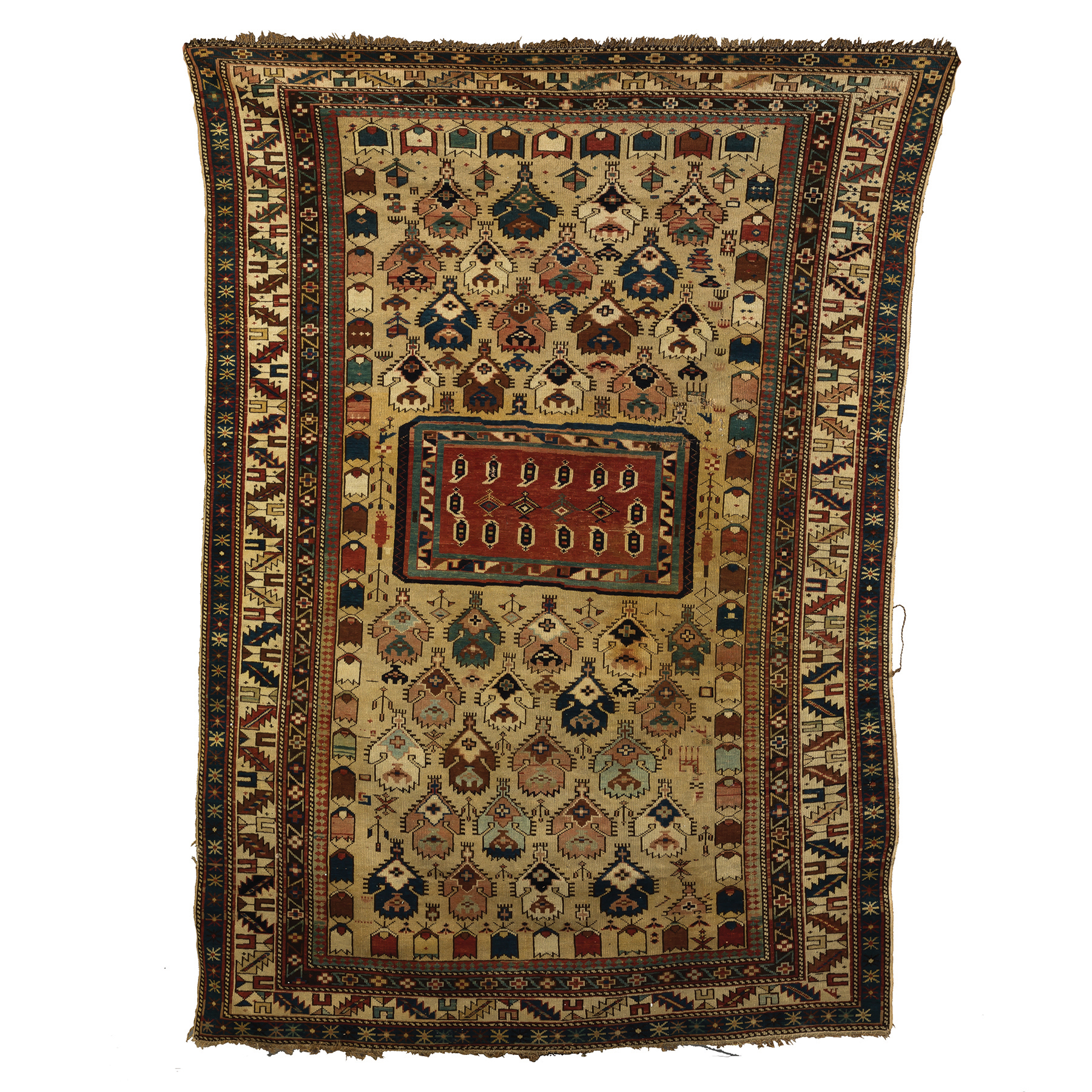 Appraisal: Caucasian Oriental Rug Late th Century