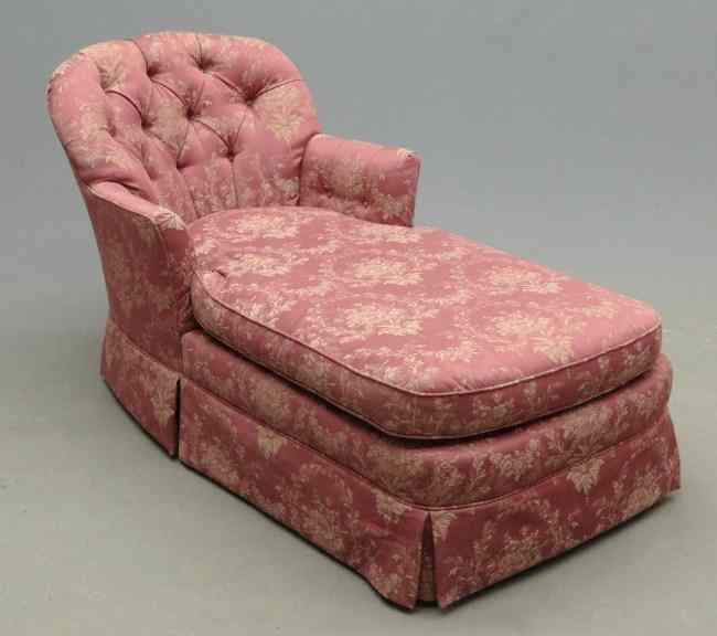 Appraisal: Decorative upholstered boudoir chair '' Length Provenance McCutcheon collection New