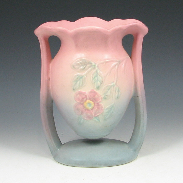 Appraisal: Hull Dogwood - Vase - Mint Dogwood suspended vase in