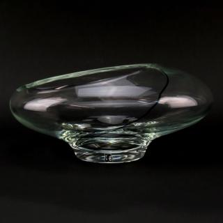 Appraisal: Vintage Modern Murano Glass Centerpiece Bowl Vintage Modern Murano Glass