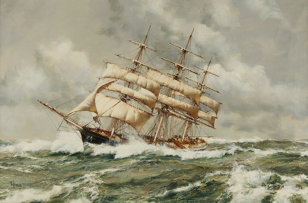 Appraisal: Montague Dawson Stormy Weather Scottish Chief O Montague Dawson -