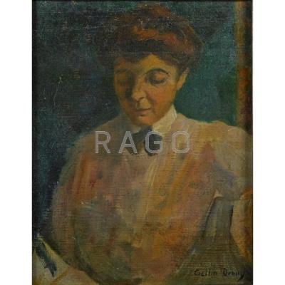 Appraisal: Cecilia Beaux American - Untitled Oil on canvas laid down