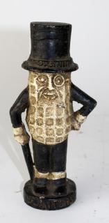 Appraisal: Painted cast iron Mr Peanut bank Painted cast iron Mr