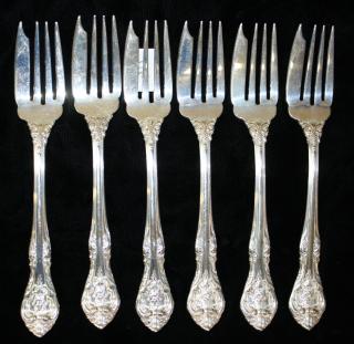 Appraisal: set of Gorham King Edward salad forks length troy ozs