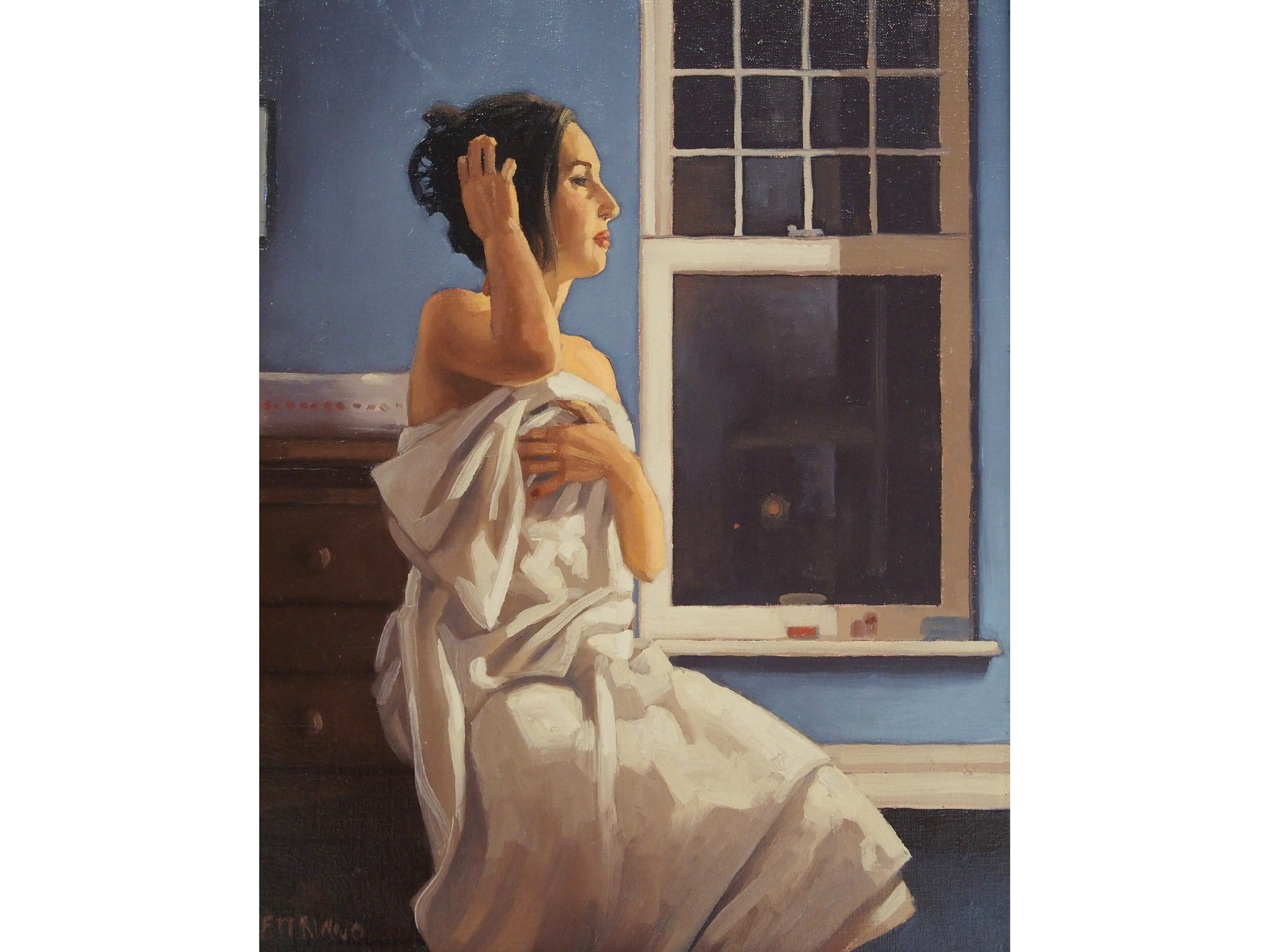 Appraisal: JACK VETTRIANO OBE Hon LLD Scottish b MODEL IN THE