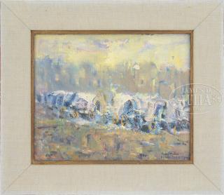 Appraisal: IVAN MARIO Spanish late th C EL ROCIO Oil on