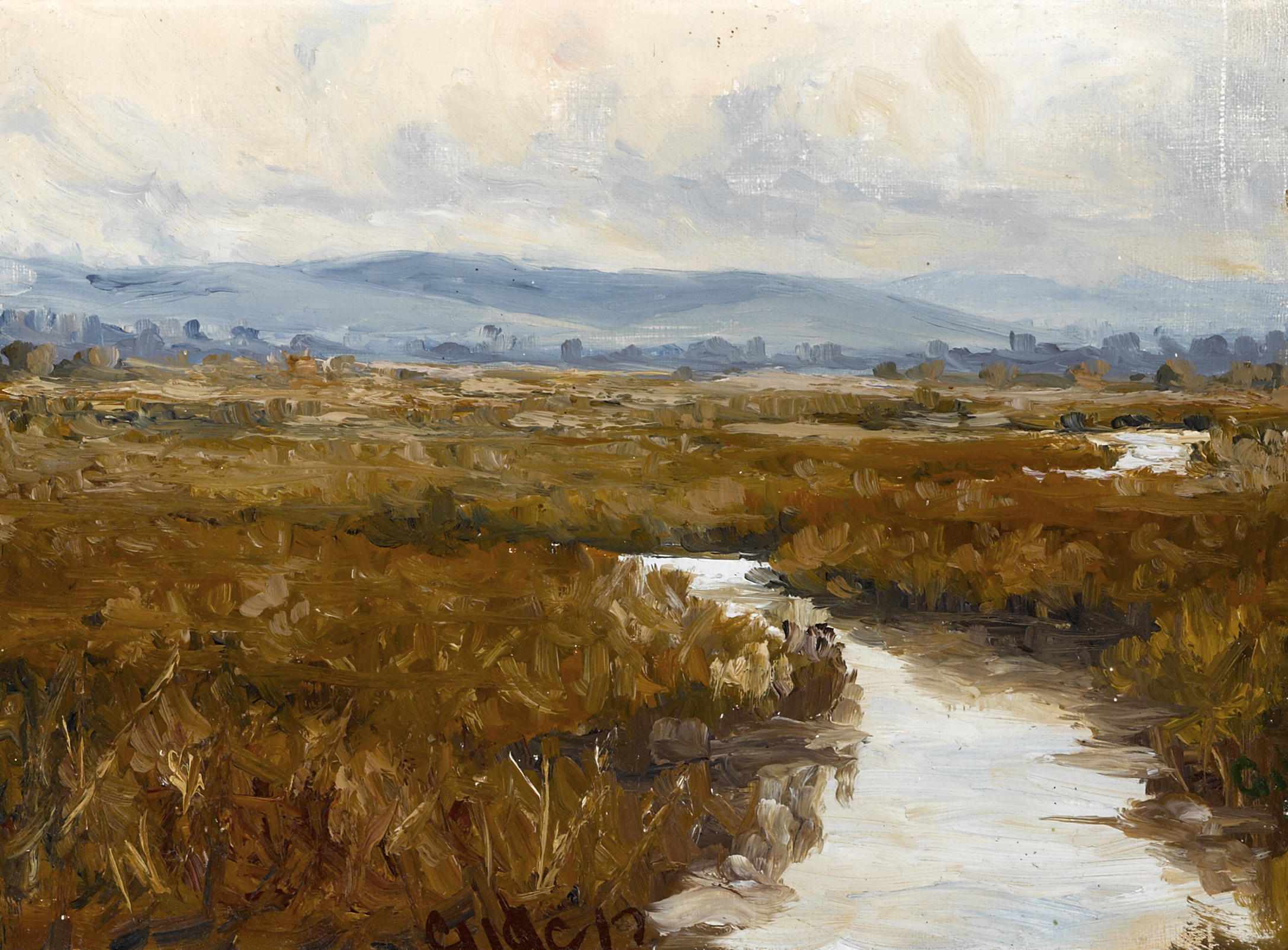 Appraisal: Selden Connor Gile American - Marsh land signed and dated