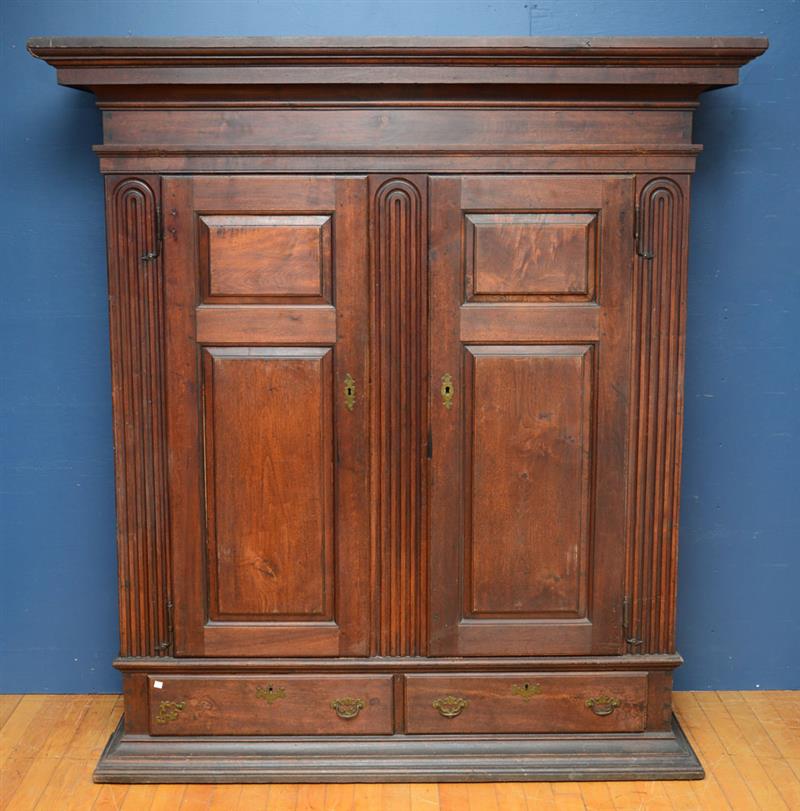 Appraisal: FEDERAL WALNUT KAS PENNSYLVANIA OR NEW JERSEY With a deep