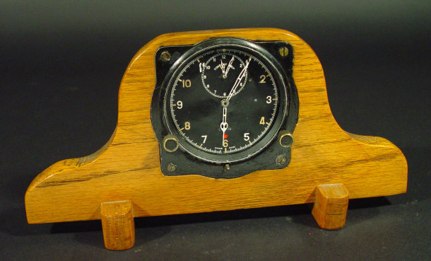 Appraisal: Military interest aircraft clock by Smith Son London with black