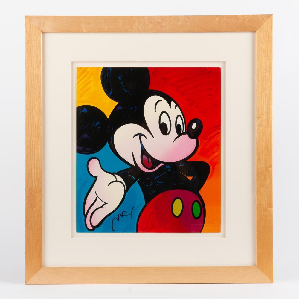 Appraisal: PETER MAX SIGNED SERIGRAPH DISNEY SUITE MICKEY MOUSE Peter Max