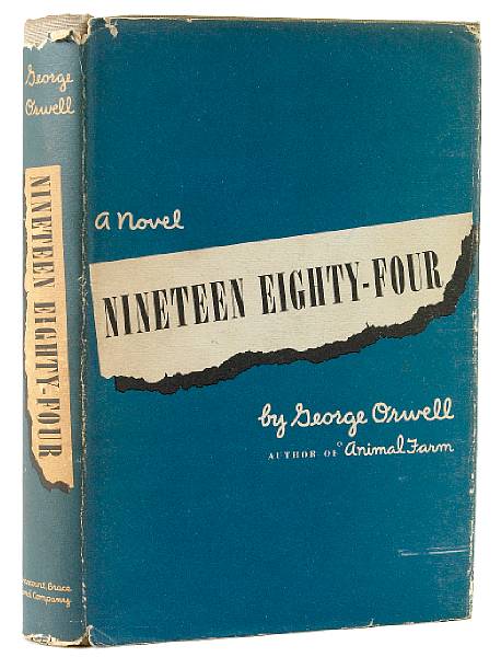 Appraisal: Orwell George Nineteen Eighty-Four New York Harcourt Brace and Co