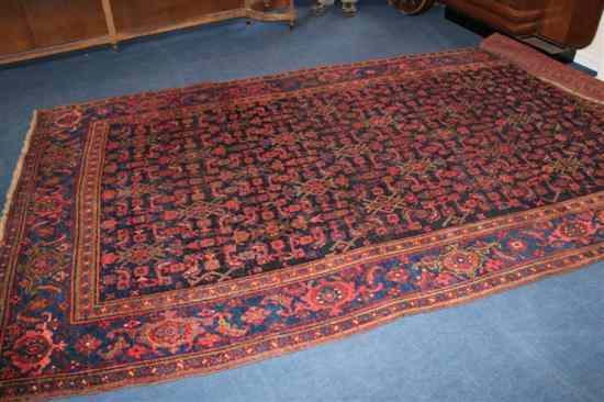 Appraisal: A Mahal carpet with field of floral and geometric motifs