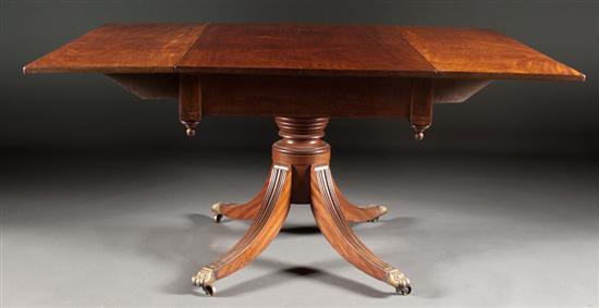 Appraisal: American Classical mahogany drop leaf breakfast table Baltimore Maryland circa