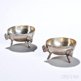 Appraisal: Two Tiffany Co Sterling Silver Salts New York c both