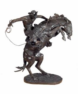 Appraisal: after Frederic Remington bronze after Frederic Remington American - -