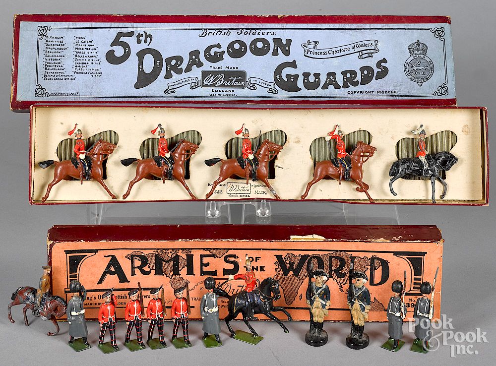 Appraisal: Two Britain's toy soldier sets Two Britain's toy soldier sets