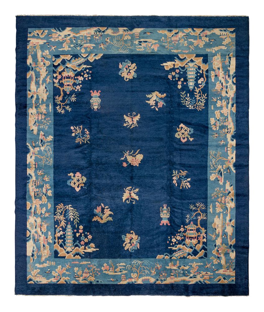 Appraisal: A Chinese Wool Rug A Chinese Wool Rug Circa feet