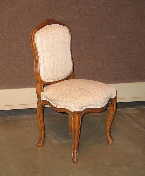 Appraisal: A Rococo style beechwood sidechair mid th century height in